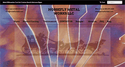 Desktop Screenshot of horseflymetalart.com