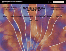 Tablet Screenshot of horseflymetalart.com